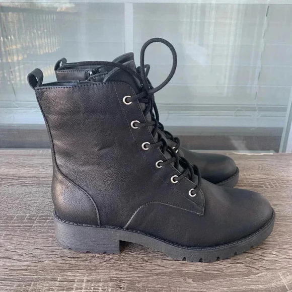 Sun + Stone Frankiee Combat Boots Women’s Size 7M New Without Box - Picture 3 of 7